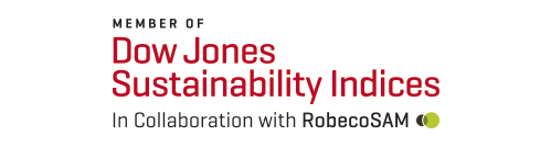 Member of Down Jones Sustainability Indices In Collaboration with RobecoSAM