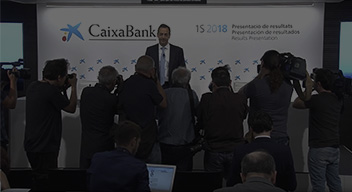 Presentación de resultados de CaixaBank del primer semestre de 2018