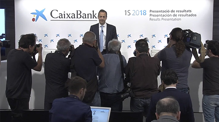 PRESENTACIÓ DE RESULTATS DE CAIXABANK DEL PRIMER SEMESTRE DE 2018