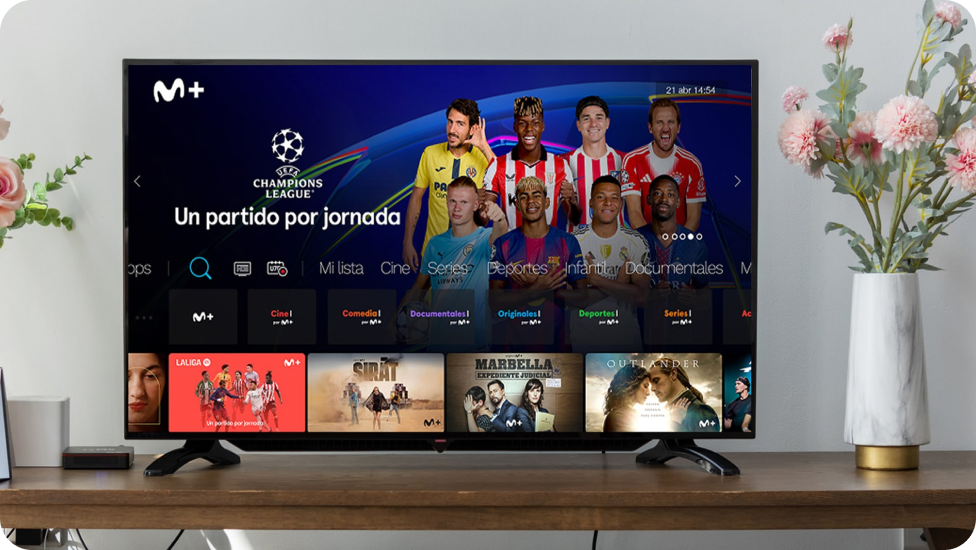 Pantallas de Movistar Plus+