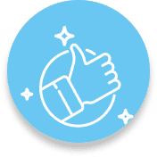 Icono de pulgar hacia arriba